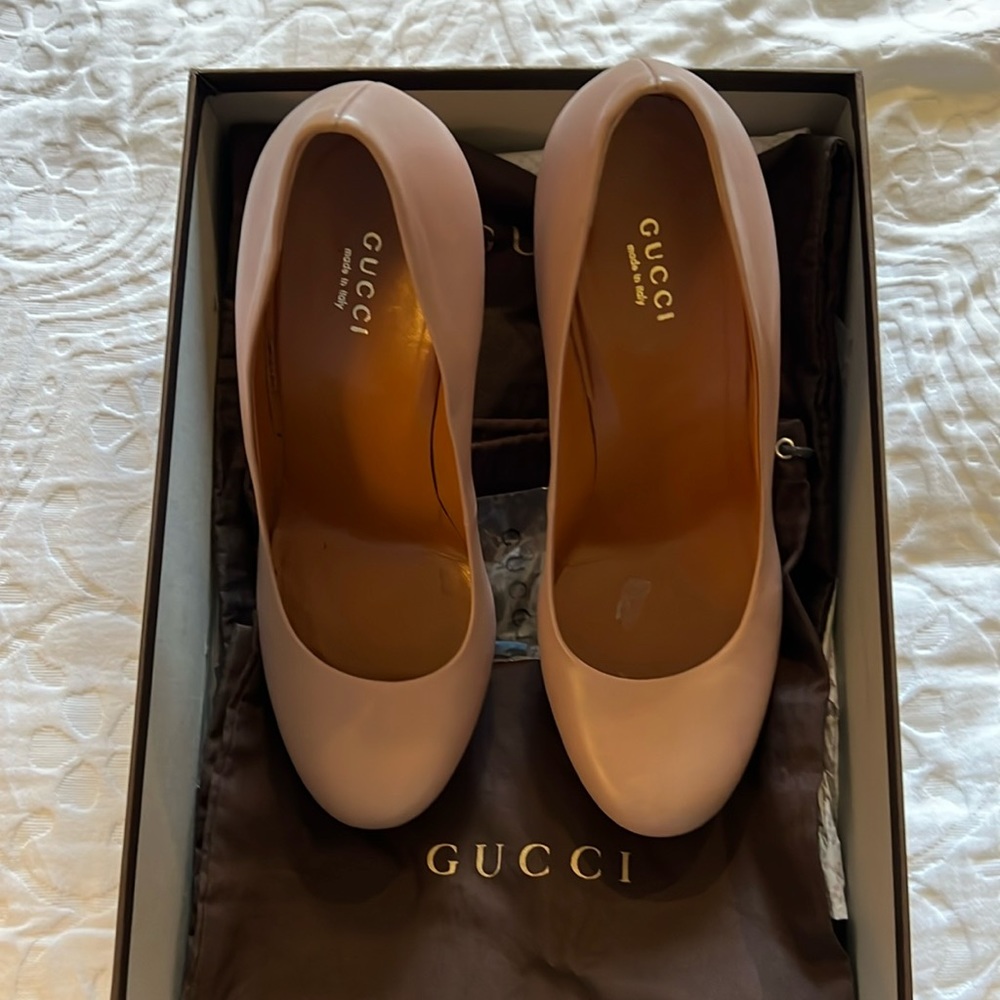 Gucci shoes. Very comfortable high heels   Worn twice.